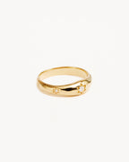 Yellow Gold Vermeil Align Your Soul Ring