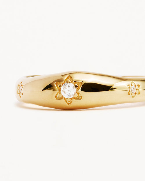 Yellow Gold Vermeil Align Your Soul Ring