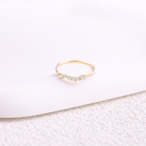 Shimmer Diamond Ring