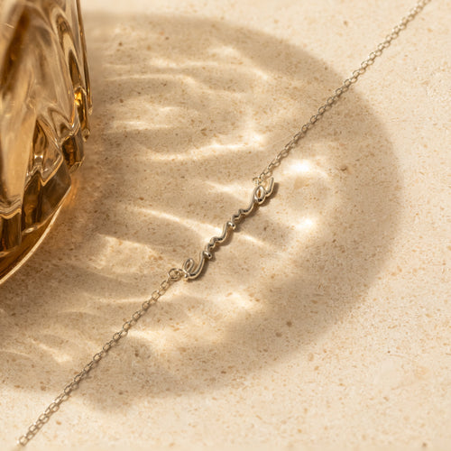 Personalize Your Style with the Whimsical 3D Bubble Name Necklace