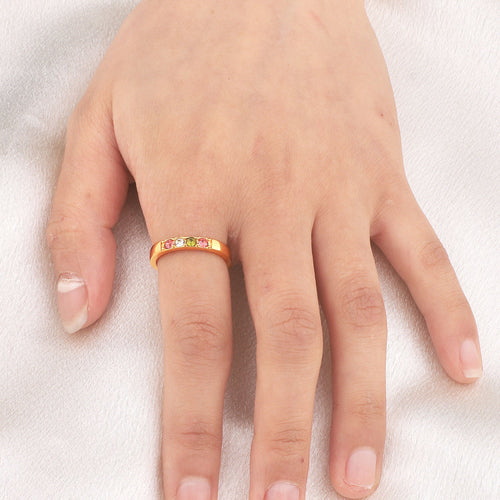 Stackable Birthstones Band Ring