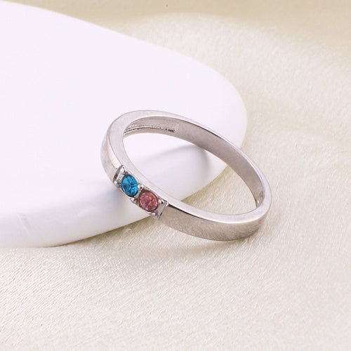 Stackable Birthstones Band Ring