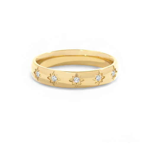 Star Set Stacking Ring