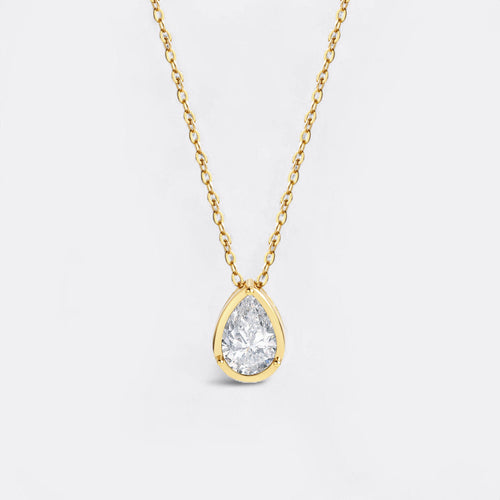 Diamond Teardrop Necklace