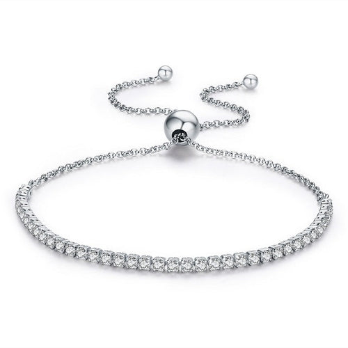 Thin Tennis Bracelet