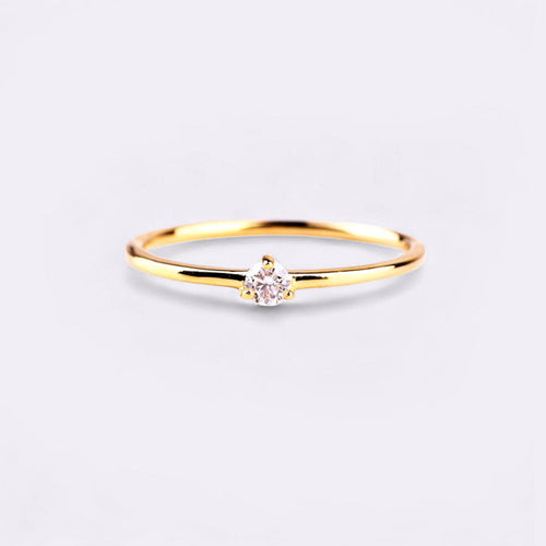 Tiny Diamond Ring