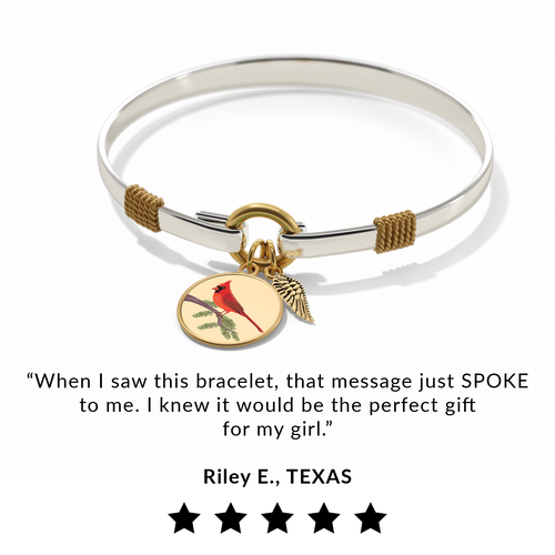 Cardinal - Two-Tone Custom Charm Bracelet