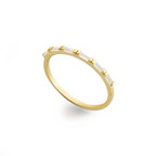 Baguette White Diamond Ring