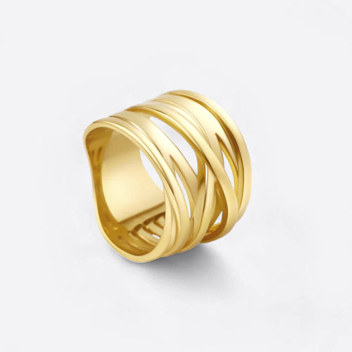 Wire Wrap Statement Ring