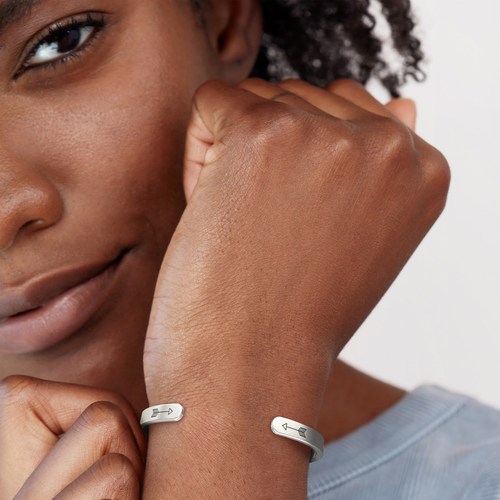 Remember Who You Are and Straighten Your Crown Personalizable Cuff Bracelet