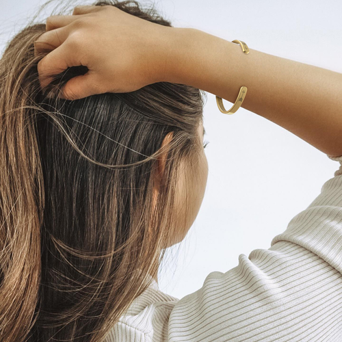 Remember Who You Are and Straighten Your Crown Personalizable Cuff Bracelet