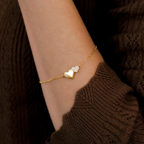 Heart Pave Bracelet