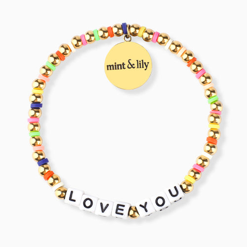 Custom Waterproof Rainbow Beaded Friendship Bracelet