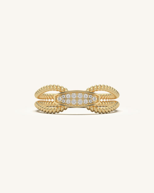 Corded Beauty Ring