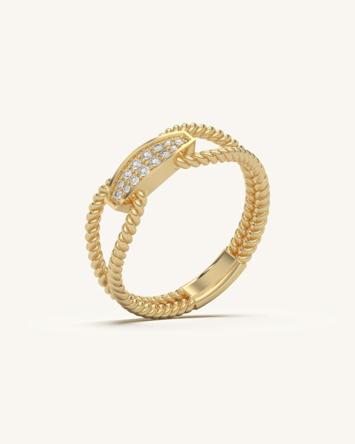 Corded Beauty Ring