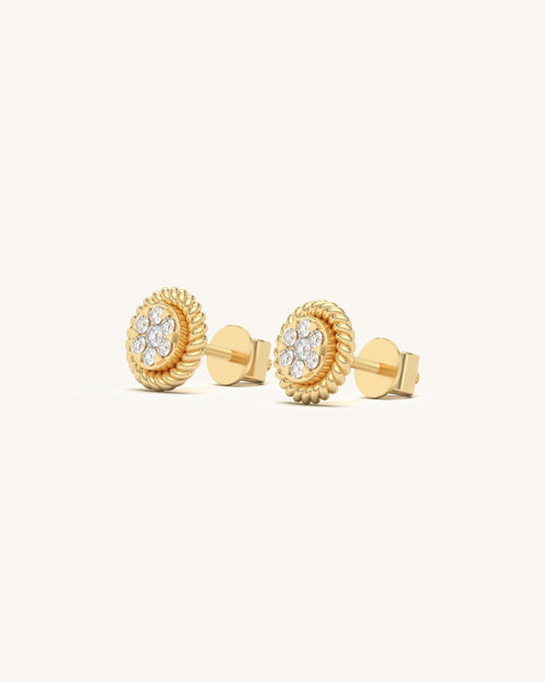 Entwined Diamond Studs
