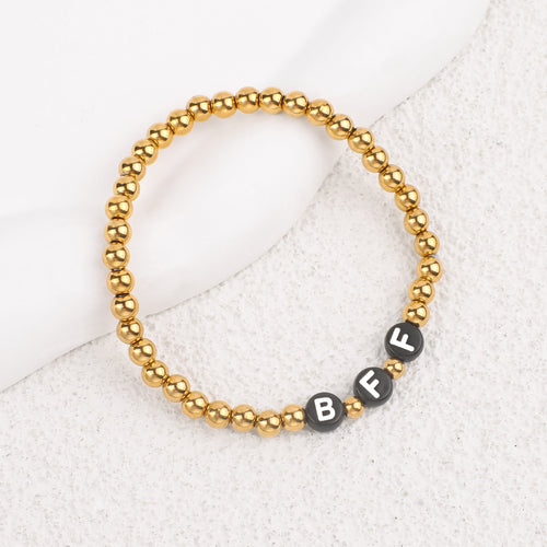 Custom Beaded Name Bracelet