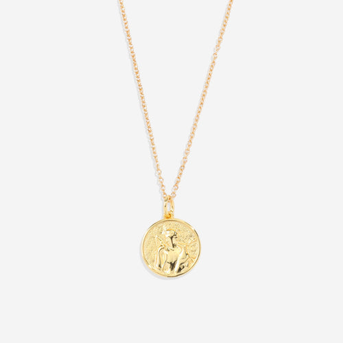 Greek Goddess Pendant Necklace