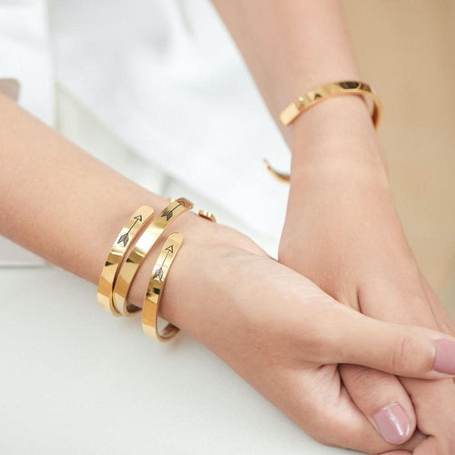 Remember Who You Are and Straighten Your Crown Personalizable Cuff Bracelet