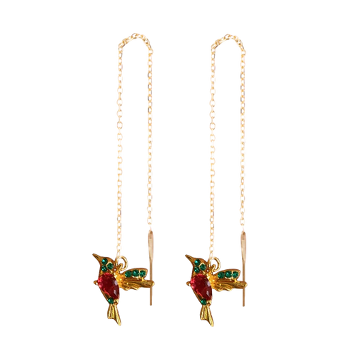 Hummingbird Drop Earrings