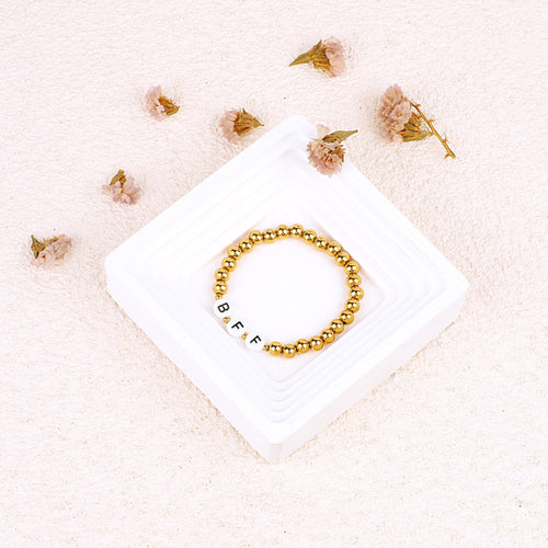 Custom Beaded Name Bracelet