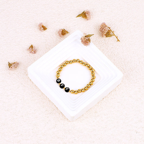 Custom Beaded Name Bracelet