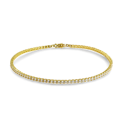 3mm Tennis Necklace