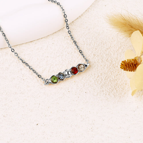 Peas in a Pod Birthstone Bracelet