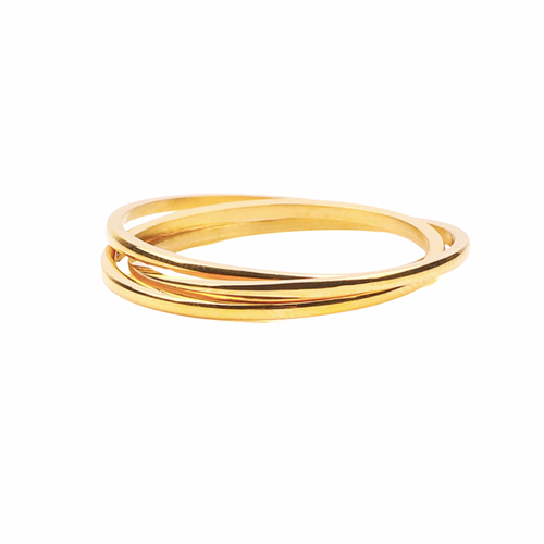 Dainty Interlocking Fidget Ring
