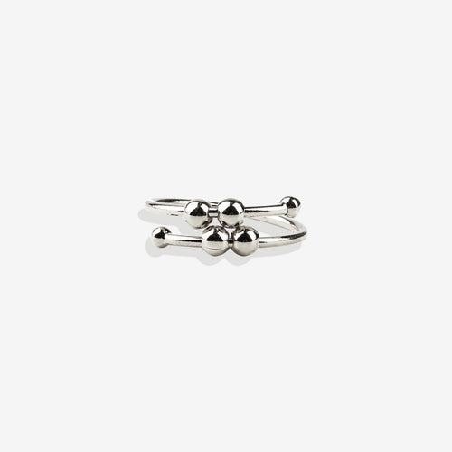 Adjustable Beaded Fidget Ring