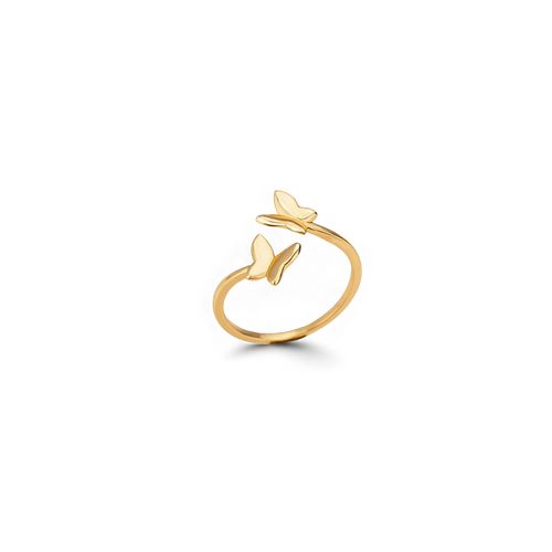 Adjustable Butterfly Ring