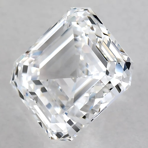 F Color VS Clarity 7 Carat Asscher Cut Lab Grown Diamond