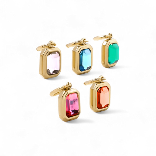 Baguette Birthstone Charm