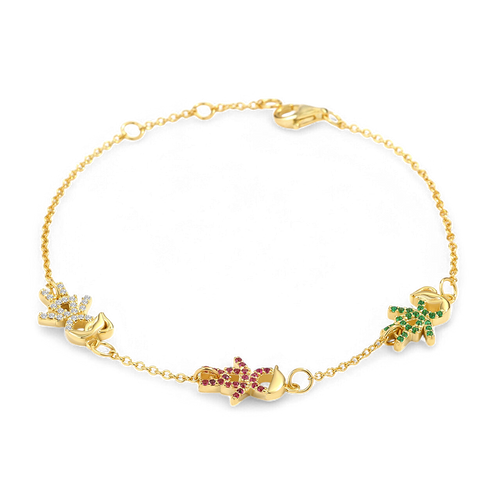 Personalized Mom Bracelet With Birthstone Kids