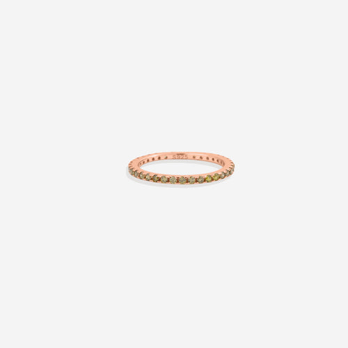 August Birthstone Eternity Stacking Ring