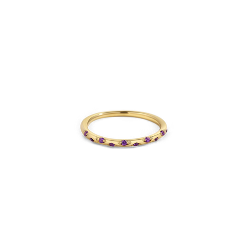 Dainty Constellation Birthstone Ring