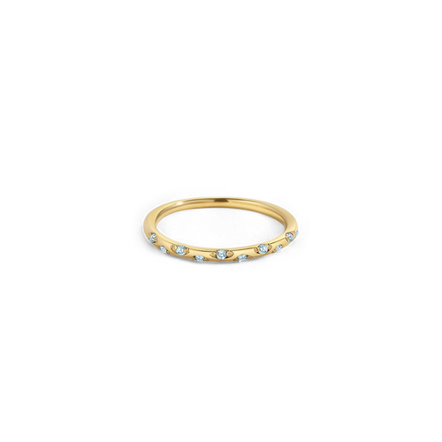 Dainty Constellation Birthstone Ring
