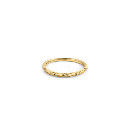 Dainty Constellation Birthstone Ring