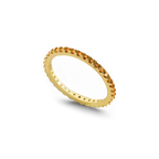 November Birthstone Eternity Stacking Ring
