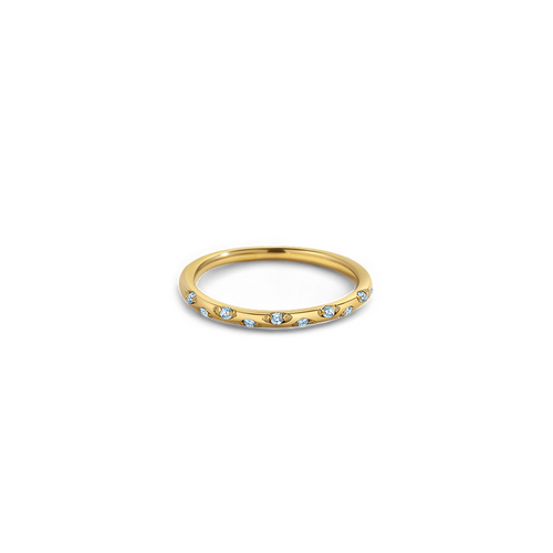Dainty Constellation Birthstone Ring
