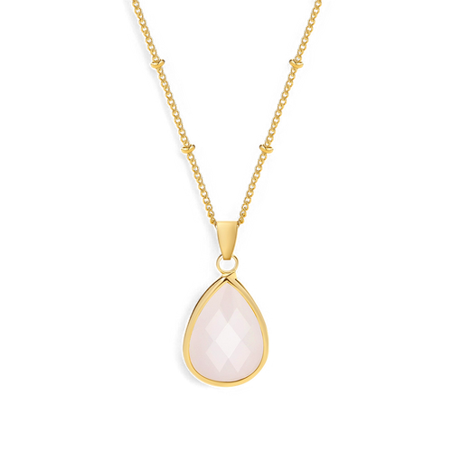 Birthstone Drop Pendant Necklace