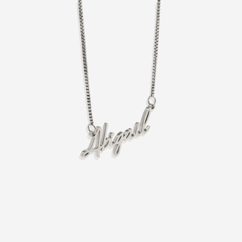 Fairy Name Necklace with Box Chain