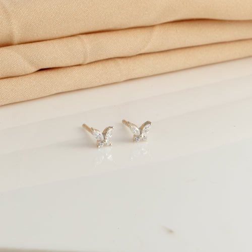 Butterfly Diamond Studs