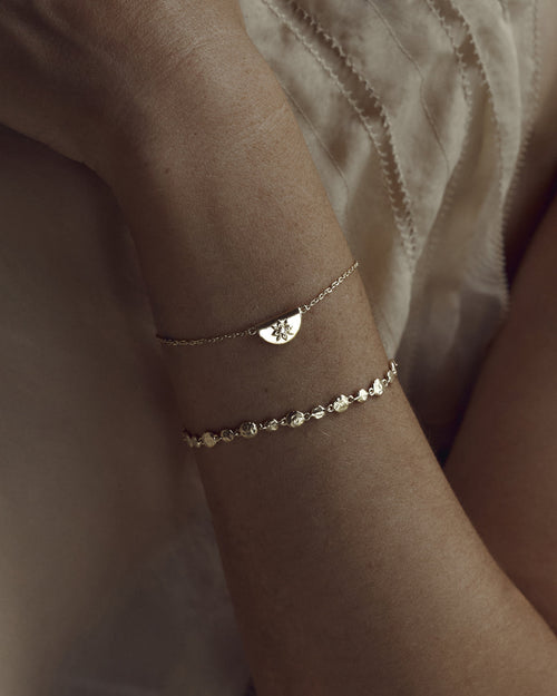 Yellow Gold Vermeil Lotus Bracelet