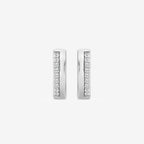Round Lab Grown Diamond Petite Hoop Earrings