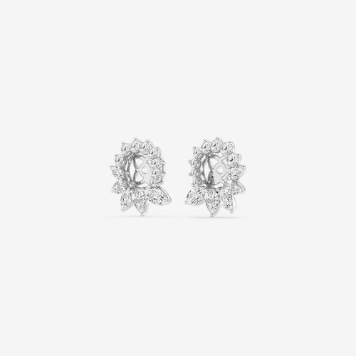 Marquise and Pear Lab Grown Diamond Earring Jackets