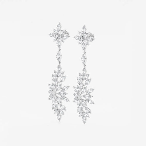 Marquise Lab Grown Diamond Dangle Earrings