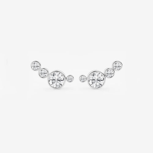 Round Lab Grown Diamond Earrings