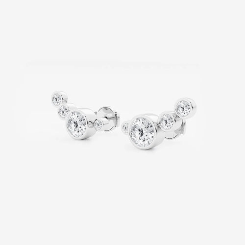 Round Lab Grown Diamond Earrings