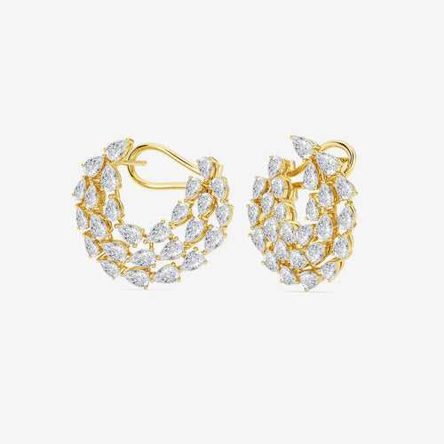 Pear Lab Grown Diamond Earrings